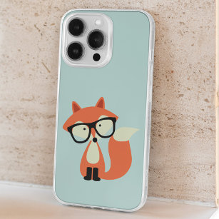 Hipster Red Fox iPhone 15 Case