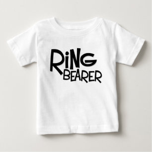 Hipster Ring Bearer Baby T-Shirt