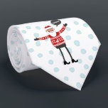 Hipster Santa Tie<br><div class="desc">Hipster Santa in skinny jeans for a fun Christmas feel.  Original art by Nic Squirrell.</div>