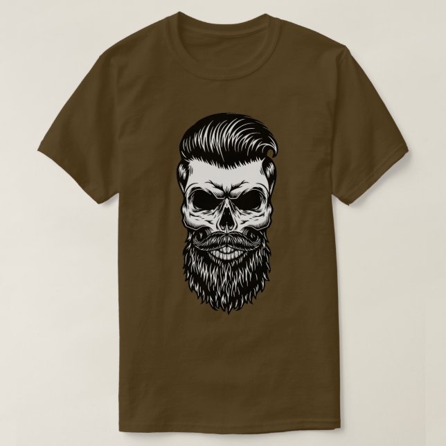 Hipster Skull 3 T-Shirt (Design Front)