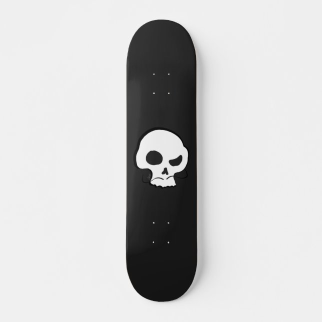 Hipster Skull Skateboard (Front)