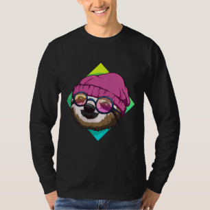 Hipster Sloth Cute Sloths Ideas Men Women T-Shirt