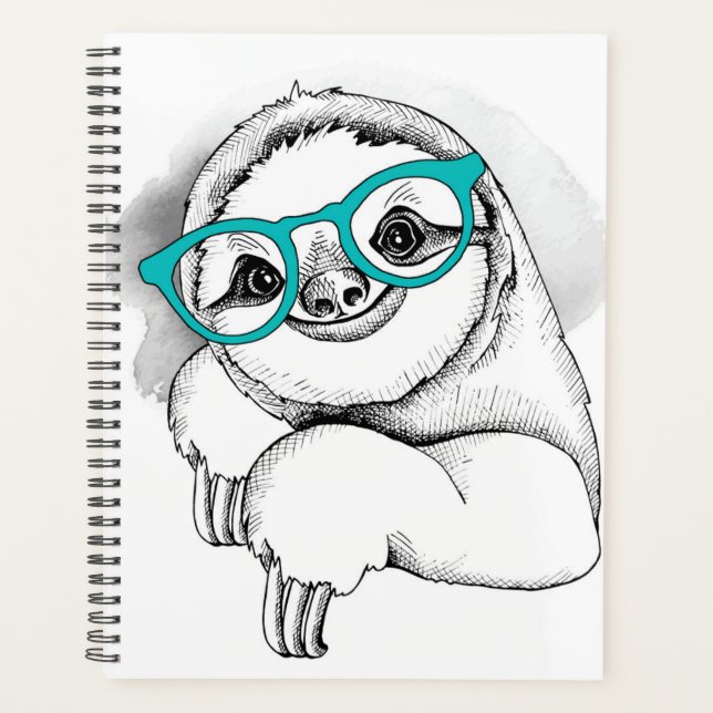 Hipster Sloth Planner (Front)