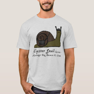 Hipster Snail - Light Tee