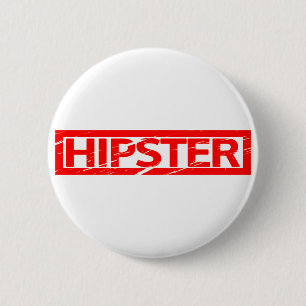 Hipster Stamp 2 Inch Round Button