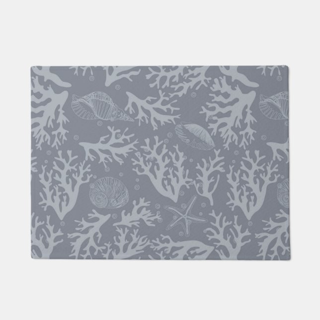 Hipster Style Coral Reef Doormat (Front)