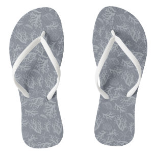 Hipster Style Coral Reef Flip Flops