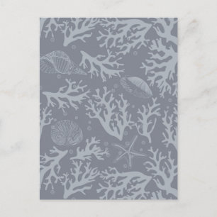 Hipster Style Coral Reef Postcard