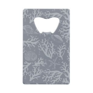 Hipster Style Coral Reef Wallet Bottle Opener