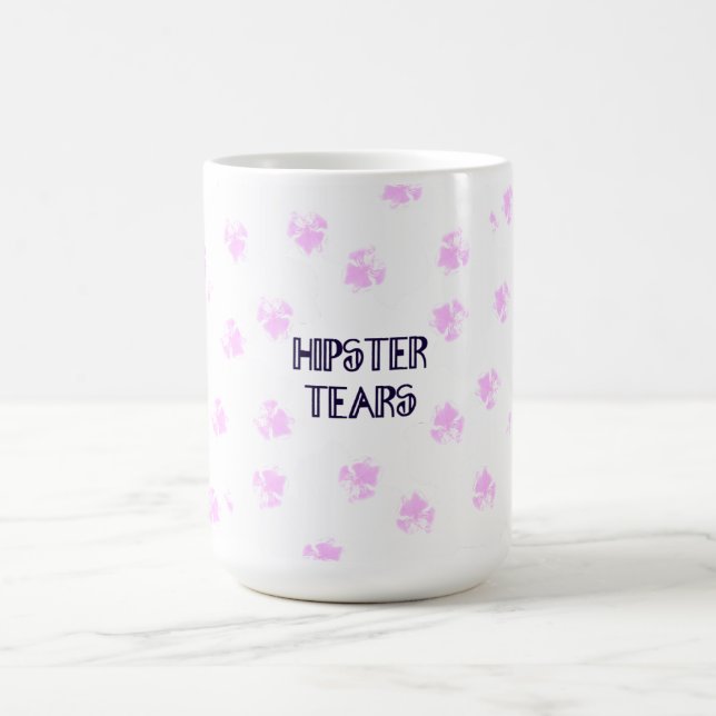 Hipster Tears Mug (Center)