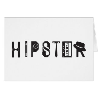 Hipster Typography Indie Urban Card