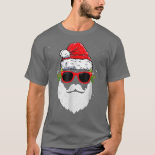 Hipsters Santa Beard Aviator Sunglasses and Hat Xm T-Shirt