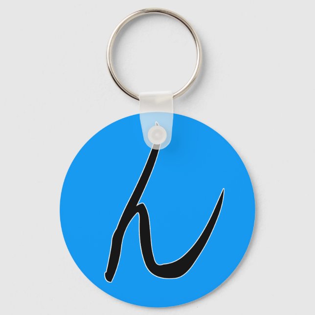 Hiragana "N" Keychain (Front)