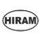 HIRAM Oval Stickers
