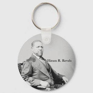 Hiram R. Revels First African-American Senator  Keychain