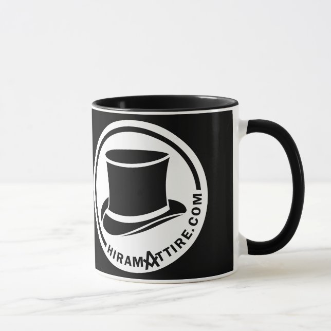 HiramAttire 11oz Ringer Coffee Mug (Right)