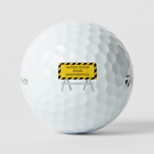 Hirarous Typography Dating Humour Fun Gift  Golf Balls