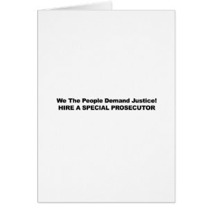 Hire a Special Prosecutor