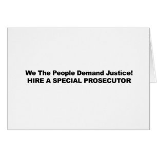 Hire a Special Prosecutor