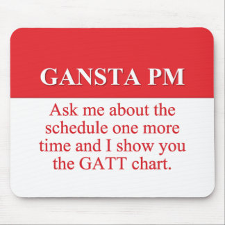 Hiring Gangsters in Project Management (2) Mouse Pad