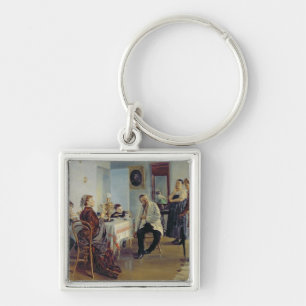 Hiring of a Maid, 1891-92 Keychain