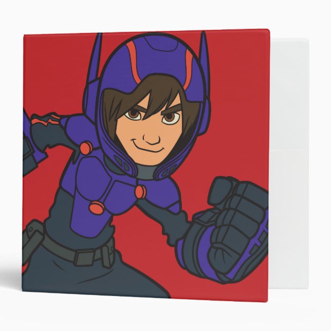 Hiro Hamada Purple Binder (Front/Inside)