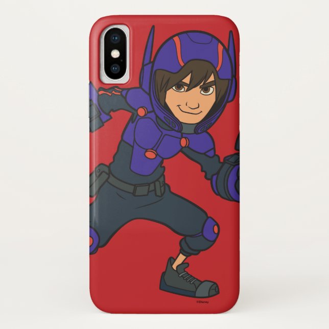 Hiro Hamada Purple Case-Mate iPhone Case (Back)