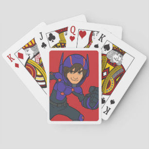 Hiro Hamada Purple Playing Cards