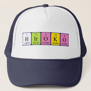 Hiroko periodic table name hat
