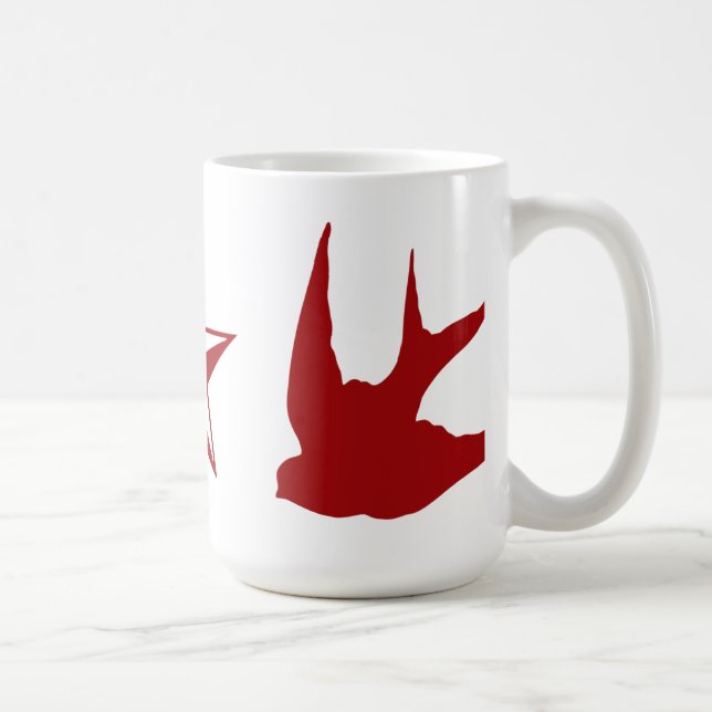 Hirondelles & Étoiles Mug (Droite)