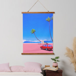 Hiroshi nagai art hanging tapestry