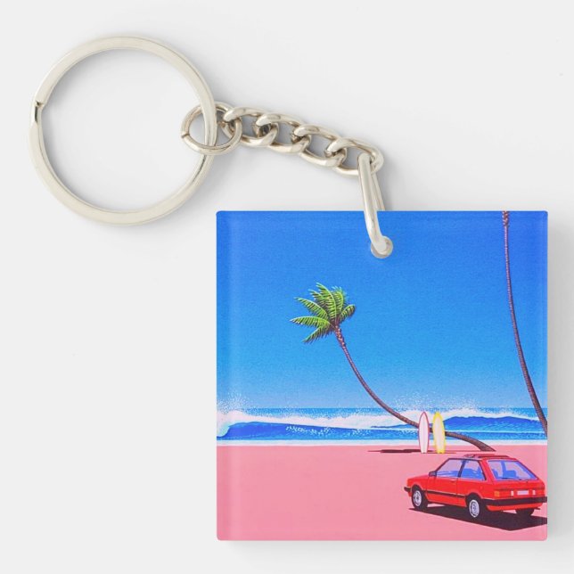 Hiroshi nagai art keychain (Front)