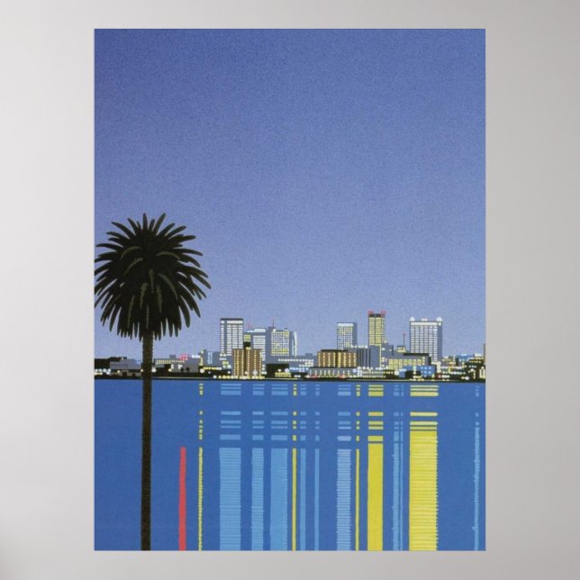 Hiroshi Nagai plane, Hiroshi Nagai art Poster (Front)