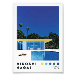 Hiroshi Nagai Style Retro Art Print - Modernist Po