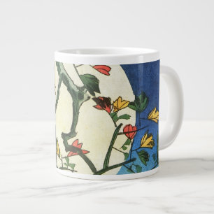 Hiroshige Moon Over A Waterfall Japanese Fine Art Large Coffee Mug