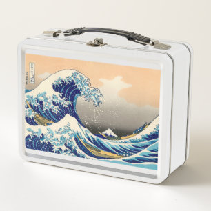 Hiroshige The Great Wave Off Kanagawa Metal Lunch Box