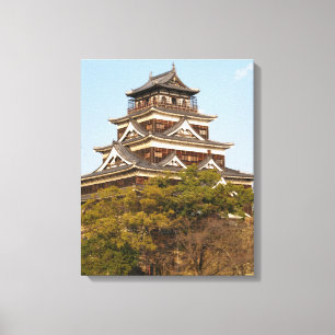 Hiroshima Castle 広島城, Hiroshima, Japan Canvas Print