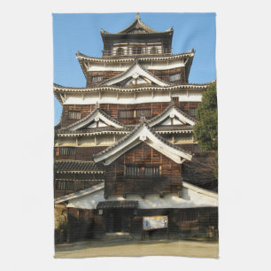 Hiroshima Castle 広島城, Hiroshima, Japan Kitchen Towel