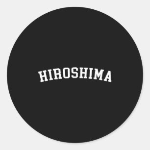 Hiroshima  classic round sticker