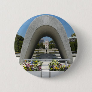 Hiroshima Memorial Cenotaph 2 Inch Round Button