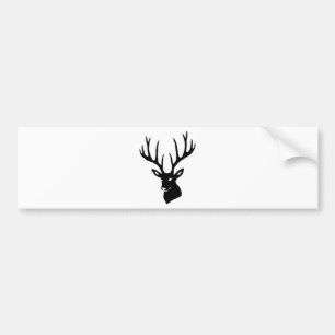 Hirsch Geweih Hirschgeweih Wild Elch Reh Stag Deer Bumper Sticker