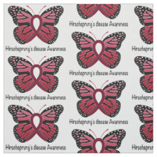 Hirschsprung's Disease Butterfly of Hope Fabric