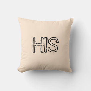 His and Hers Designer Pillows by Serenity - Gifts