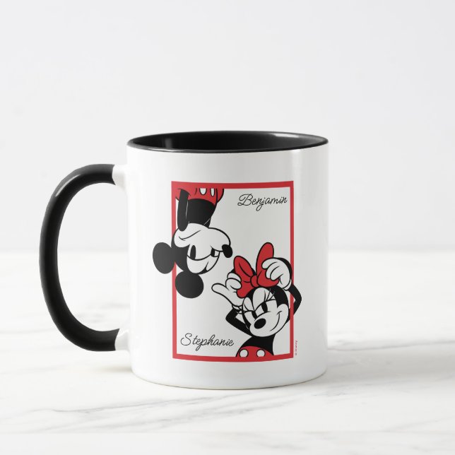 His and Hers Mickey and Minnie Mouse Mug (Left)