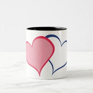 His BETTER HALF SHE+he (1 of 2) Two-Tone Coffee Mug