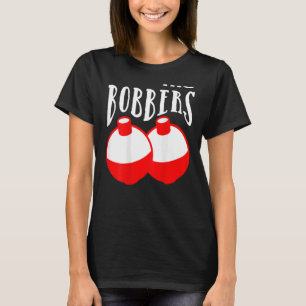 His Bobbers Her Pole Fishing Couple Matching T-Shirt