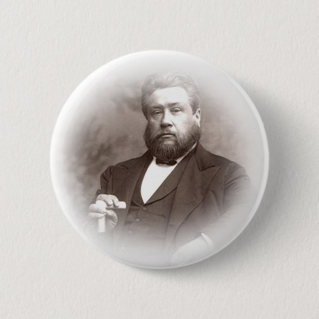 His creed was Christ crucified. 2 Inch Round Button (Front)