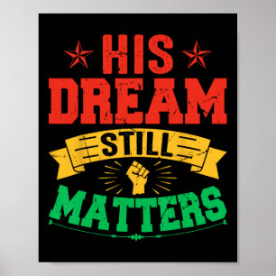 His Dream Still Problems Mlk  Poster