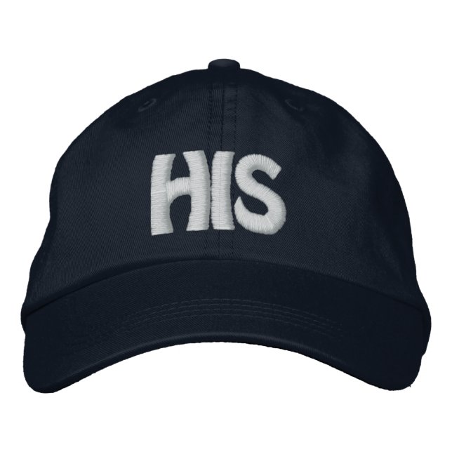 HIS EMBROIDERED HAT (Front)