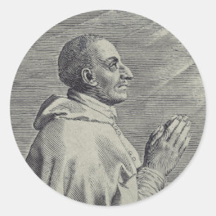 His Eminence Saint Charles Borromeo Classic Round Sticker